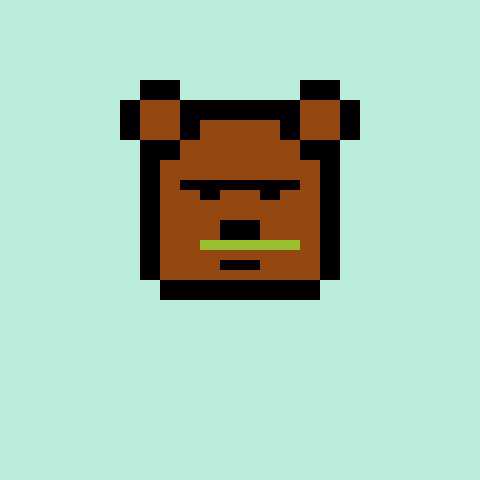 Pixel Bear #29242