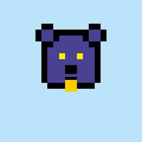 Pixel Bear #52639