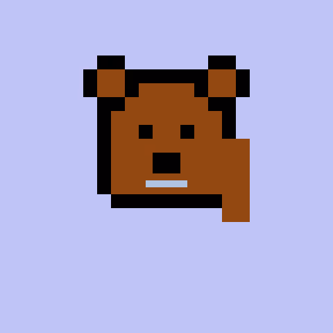 Pixel Bear #77669