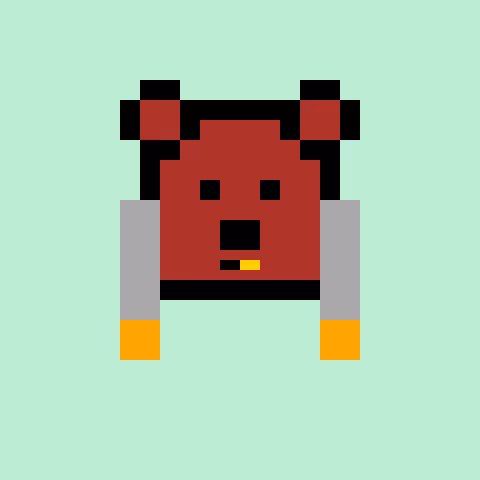 Pixel Bear #45602