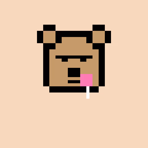 Pixel Bear #76745