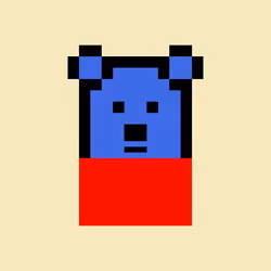 Pixel Bear #1498