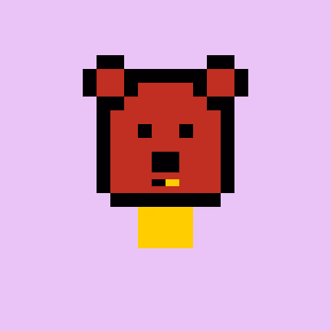 Pixel Bear #44780