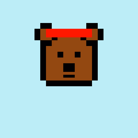 Pixel Bear #15536
