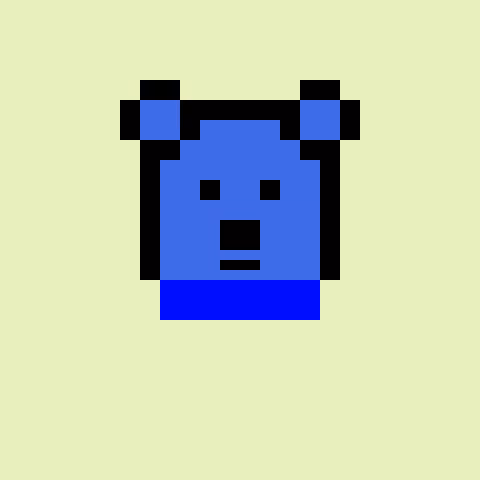 Pixel Bear #74329