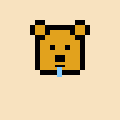 Pixel Bear #18913