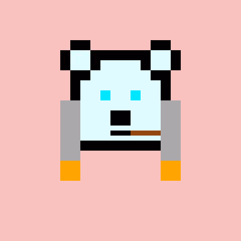Pixel Bear #68282