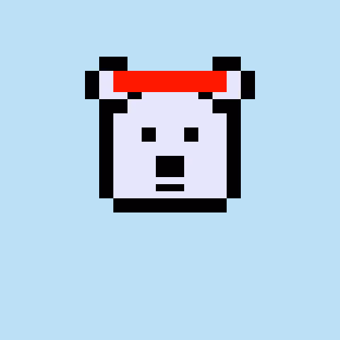 Pixel Bear #16228
