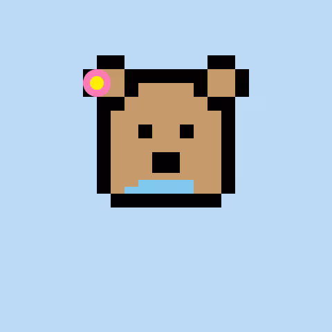 Pixel Bear #40240