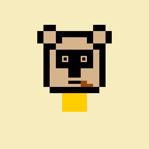 Pixel Bear #24144