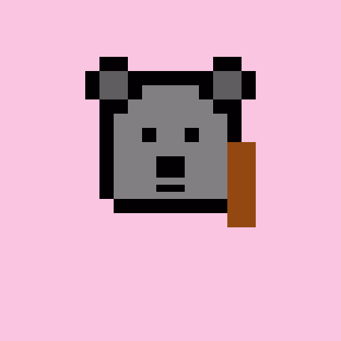 Pixel Bear #40128