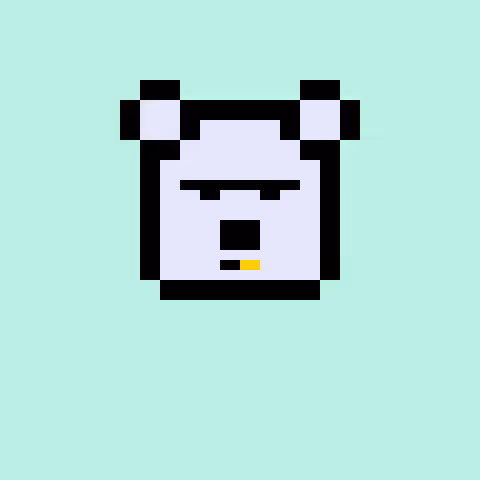 Pixel Bear #64274