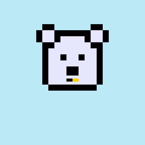 Pixel Bear #34429