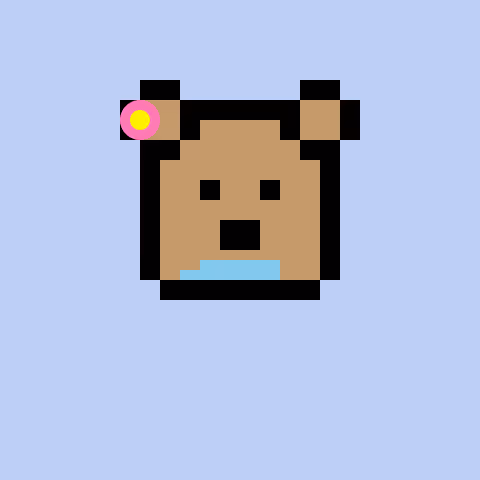 Pixel Bear #46992