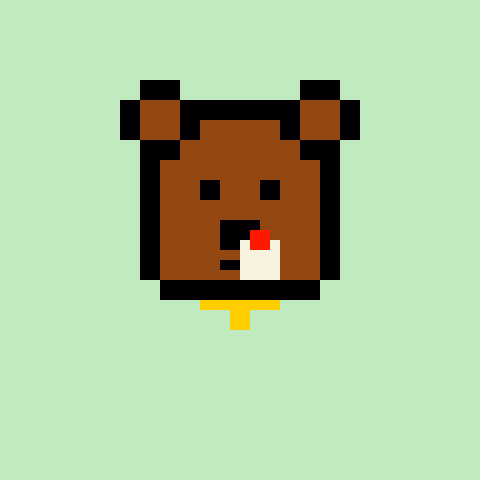 Pixel Bear #30534
