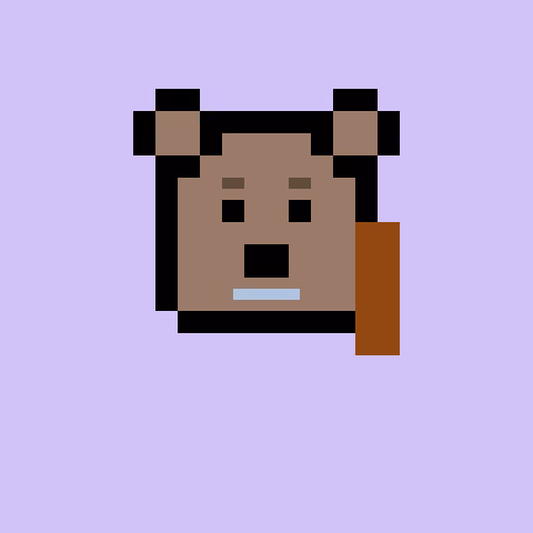Pixel Bear #53582