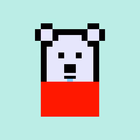 Pixel Bear #45412