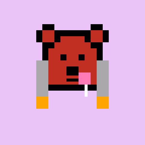 Pixel Bear #18635