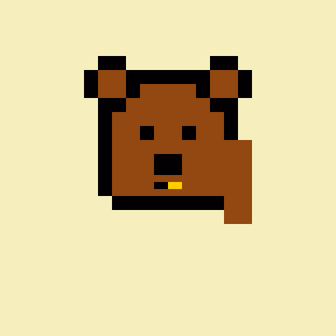 Pixel Bear #49545