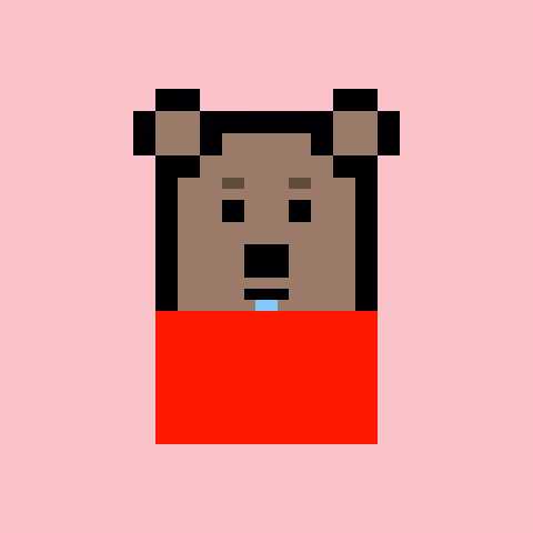 Pixel Bear #52044