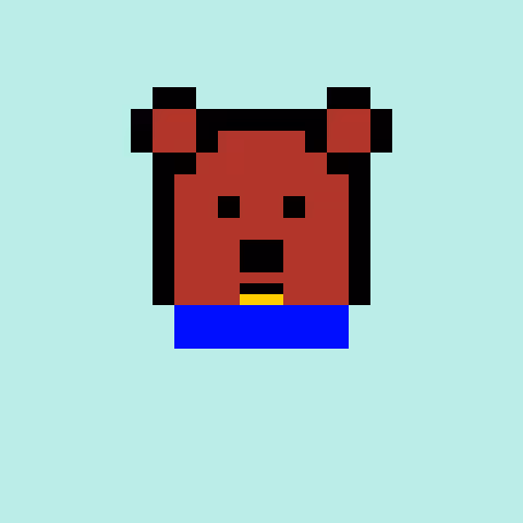 Pixel Bear #45341