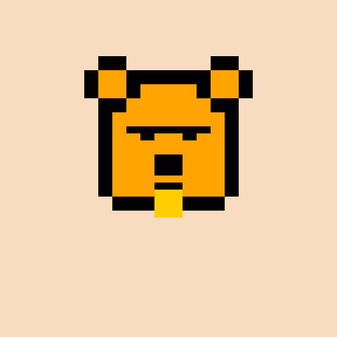Pixel Bear #38219