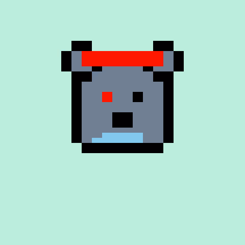 Pixel Bear #38105