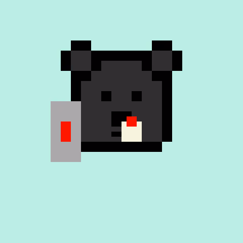 Pixel Bear #55469
