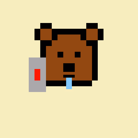 Pixel Bear #20314