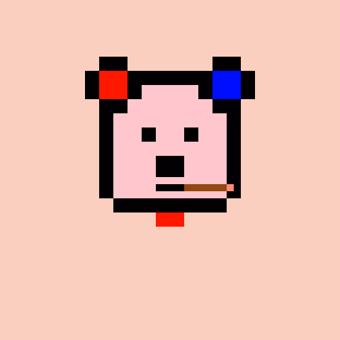 Pixel Bear #43275
