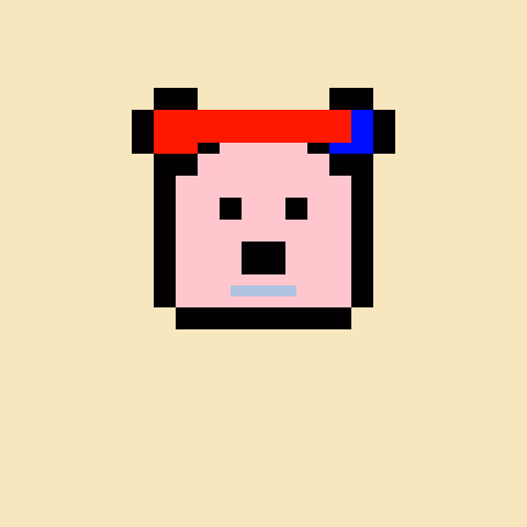 Pixel Bear #66958
