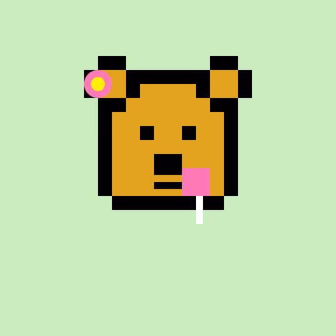 Pixel Bear #22700
