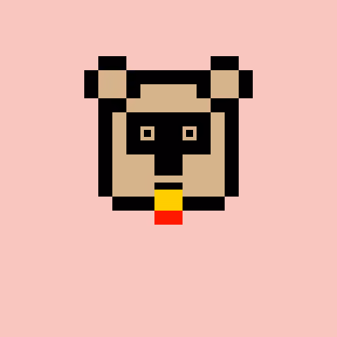 Pixel Bear #44492