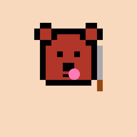 Pixel Bear #29272