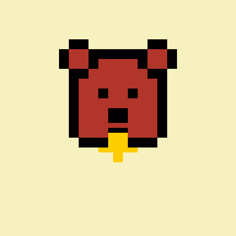Pixel Bear #31343