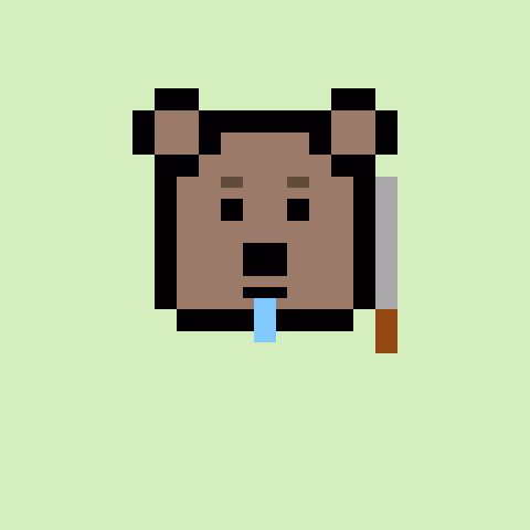 Pixel Bear #14241