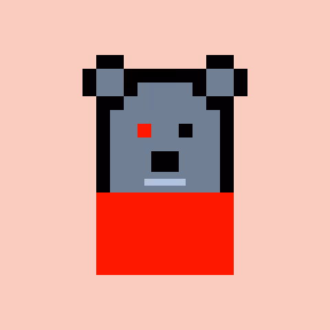 Pixel Bear #4409