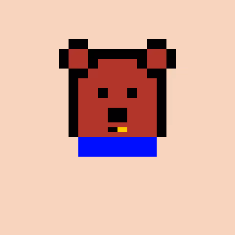 Pixel Bear #20928