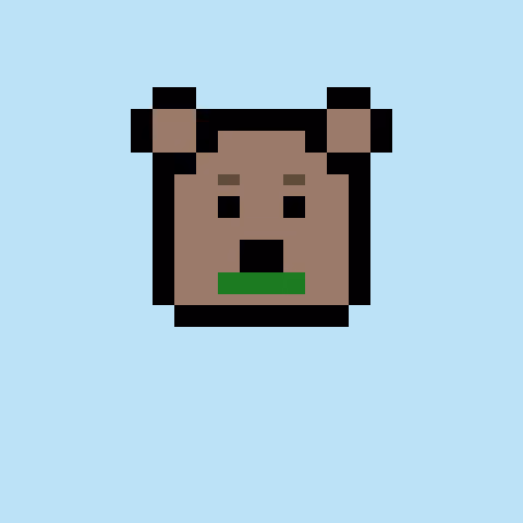 Pixel Bear #40620