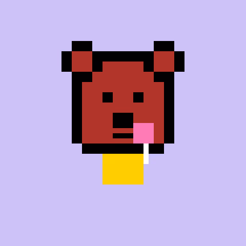 Pixel Bear #50251