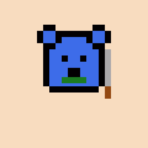 Pixel Bear #13168
