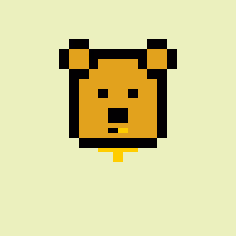 Pixel Bear #62086