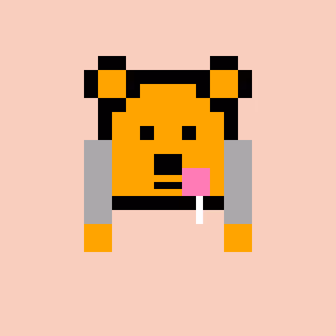 Pixel Bear #16579