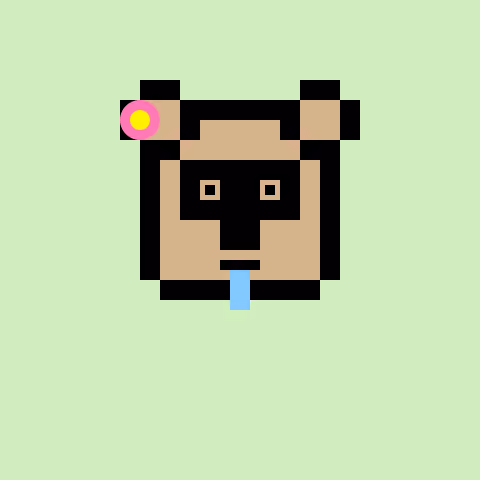 Pixel Bear #17039