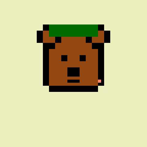 Pixel Bear #45551