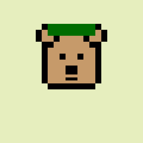 Pixel Bear #23262