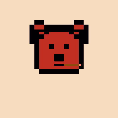 Pixel Bear #41906