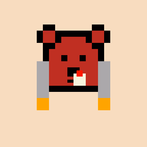 Pixel Bear #1129