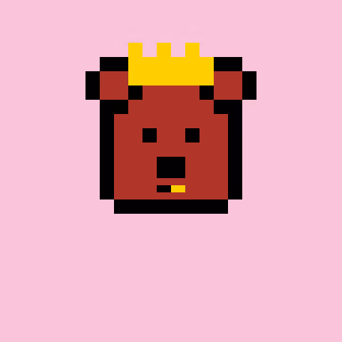 Pixel Bear #55522