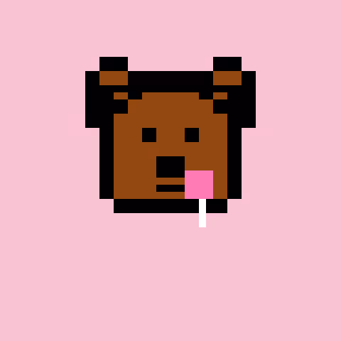 Pixel Bear #42688